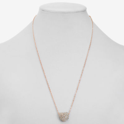 Monet Jewelry Timless Heart Womens 18 Inch Pendant Necklaces