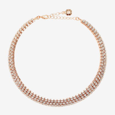 Monet Jewelry Rosegold Tone 12 Inch Choker Necklace