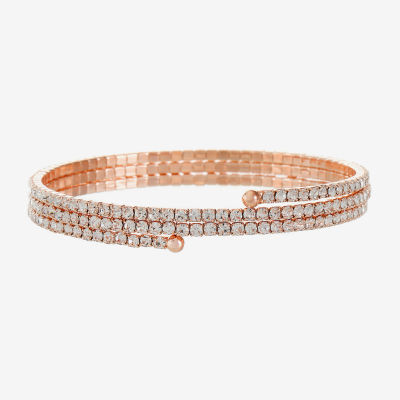 Monet Jewelry Rose Tone Bangle Bracelet