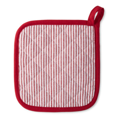 Cooks Chambray Stripe Pot Holder