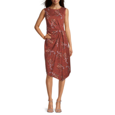 liz claiborne sleeveless fit & flare dress