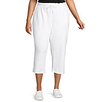 French Terry Capris & Crops for Women - JCPenney