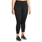 Xersion Womens High Rise Quick Dry 7/8 Ankle Leggings Plus