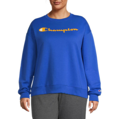 Champion Plus Powerblend Relaxed Crew, Color: Deep Dazzling Blue - JCPenney