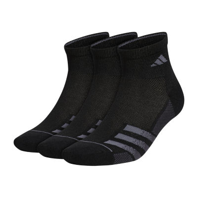 adidas 3 Pair Quarter Ankle Socks Mens