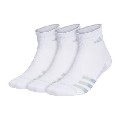 adidas 3 Pair Quarter Ankle Socks Mens