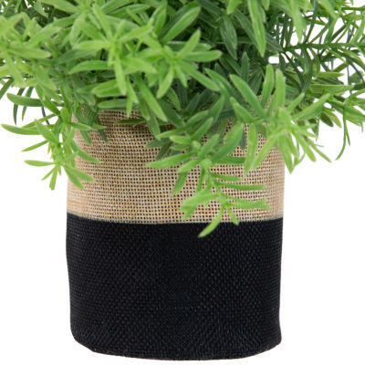Northlight Green Leafy Foliage In Pot Artificial Plant