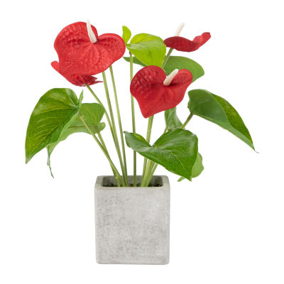 Northlight Floral Plant In A Square Pot Artificial Plant, Color 
