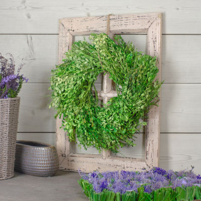 Northlight 15in Green Foliage Indoor Christmas Wreath