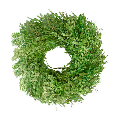 Northlight 15in Green Foliage Indoor Wreath