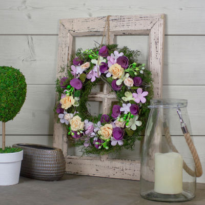 Northlight 14in Berries And Twig  Floral Indoor Christmas Wreath