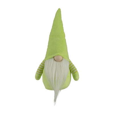 Northlight 12in Lime Green And White Spring Gnome