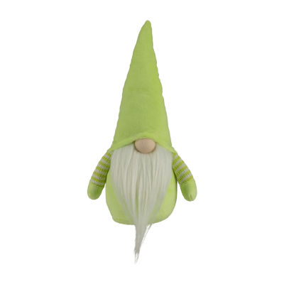 Northlight 12in Lime Green And White Spring Gnome