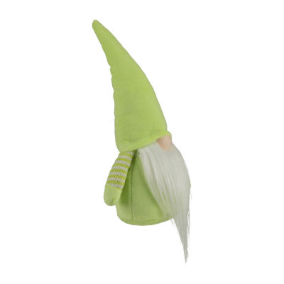 Northlight 12in Lime Green And White Spring Gnome