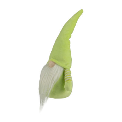 Northlight 12in Lime Green And White Spring Gnome