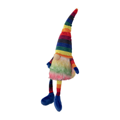 Northlight Striped Rainbow With Dangling Legs Gnome