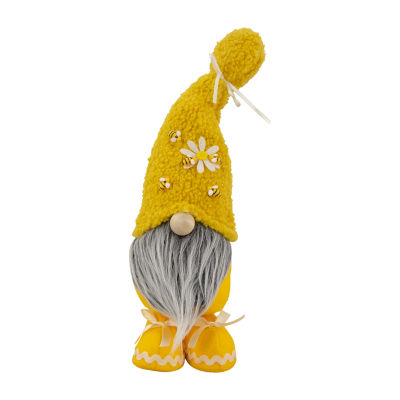 Northlight Fleece Bumblebee And Daisy Time Gnome