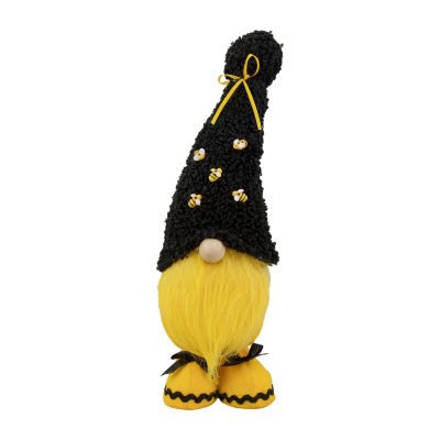 Northlight 14.5in High Pile Fleece Bumblebee Gnome