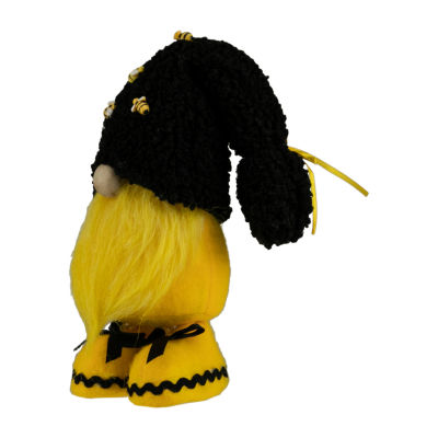 Northlight 14.5in High Pile Fleece Bumblebee Gnome