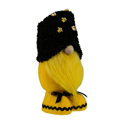 Northlight 14.5in High Pile Fleece Bumblebee Gnome