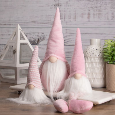 Northlight 12in Pink And White Spring Gnome