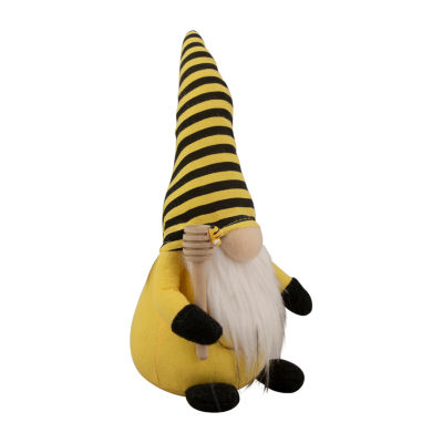 Northlight 10in Yellow And Black Bumblebee Gnome