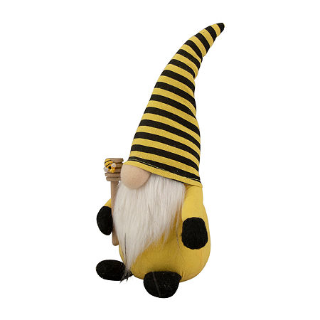 Northlight 10in Yellow And Black Bumblebee Gnome, One Size, Yellow