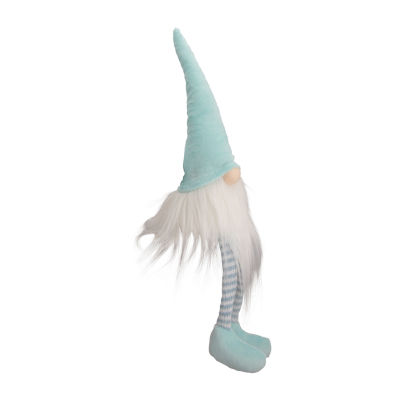 Northlight 16in Aqua And White Sitting Gnome