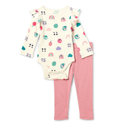 Okie Dokie Baby Girls 2-pc. Pant Set