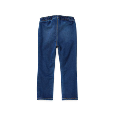 Okie Dokie Toddler Girls Adaptive Straight Leg Jean