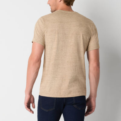 mutual weave Mens Crew Neck Short Sleeve Pocket T-Shirt