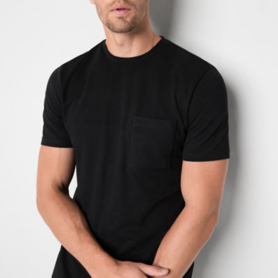 Stylus Mens Crew Neck Short Sleeve Pocket T-Shirt