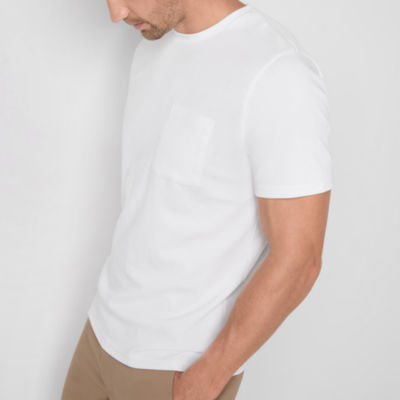 Stylus Mens Crew Neck Short Sleeve Pocket T-Shirt