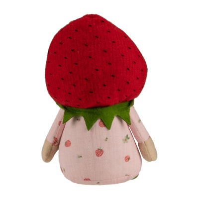 Northlight 9.5in Green Red Girl Strawberry Gnome