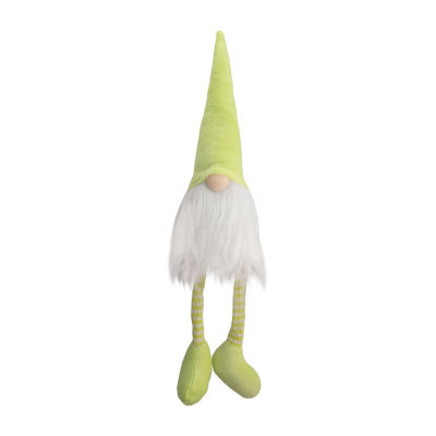 Northlight 16in Lime Green  Sitting Gnome