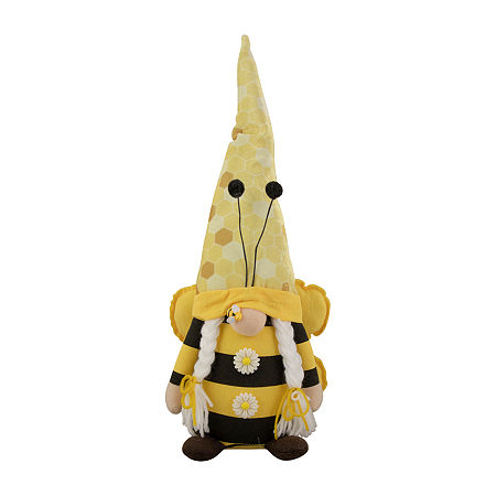 Northlight Black And Bumblebee Girl Gnome, One Size, Yellow