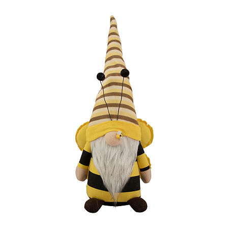 Northlight Black And Yellow Bumblebee Boy Gnome, One Size, Yellow