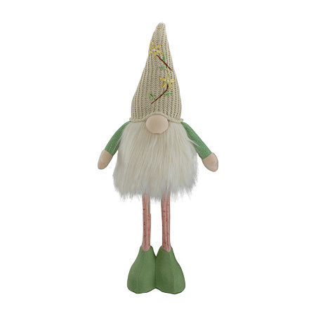 Northlight Lighted Standing With Hat Gnome, One Size, Green