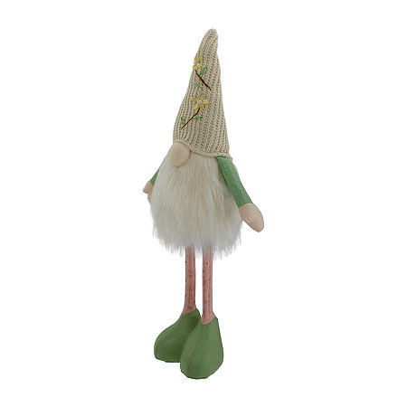 Northlight Lighted Standing With Hat Gnome, One Size, Green