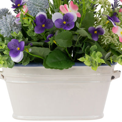 Northlight In Ceramic Pot Floral Arrangement