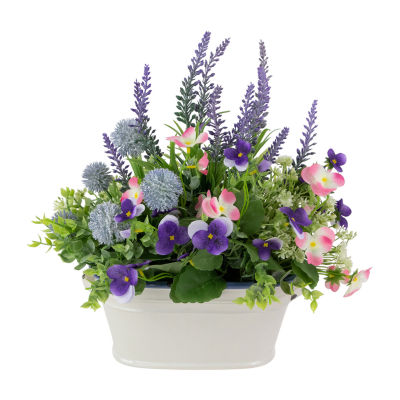 Northlight In Ceramic Pot Floral Arrangement