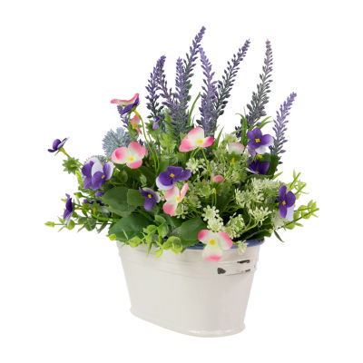 Northlight In Ceramic Pot Floral Arrangement