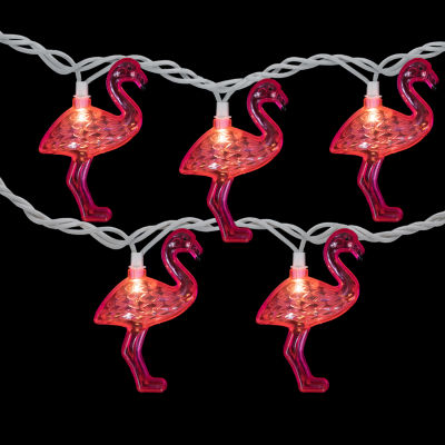 Northlight 10ct  Flamingo Patio Set Indoor String Lights