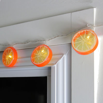 Northlight 10 Orange Slice Summer Led Indoor String Lights