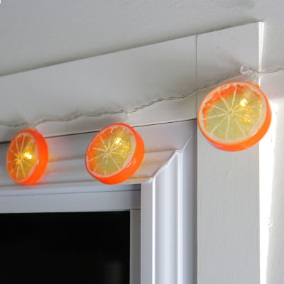Northlight 10 Orange Slice Summer Led String Lights