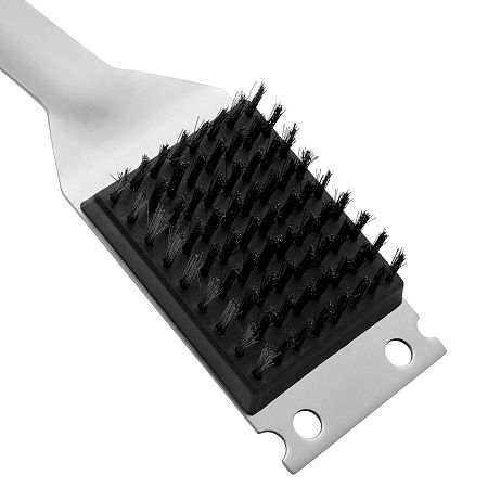 Henckels BBQ Grilling Stainless Steel Brush, One Size, Stainless Steel