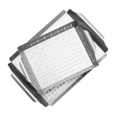 Henckels BBQ Grilling 2-pc. Topper Basket Set