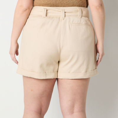 Ryegrass Womens Pleated Short Plus