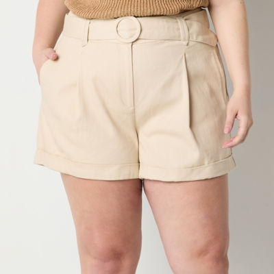 Ryegrass Womens Pleated Short Plus