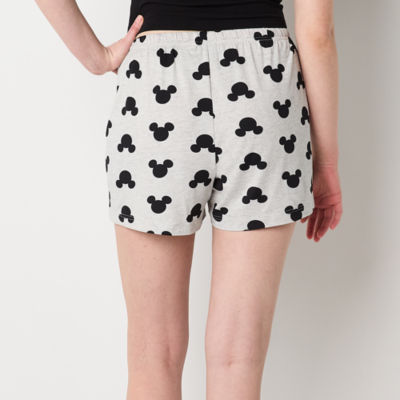 Disney Mjc Mickey Mouse Womens Juniors Pajama Shorts